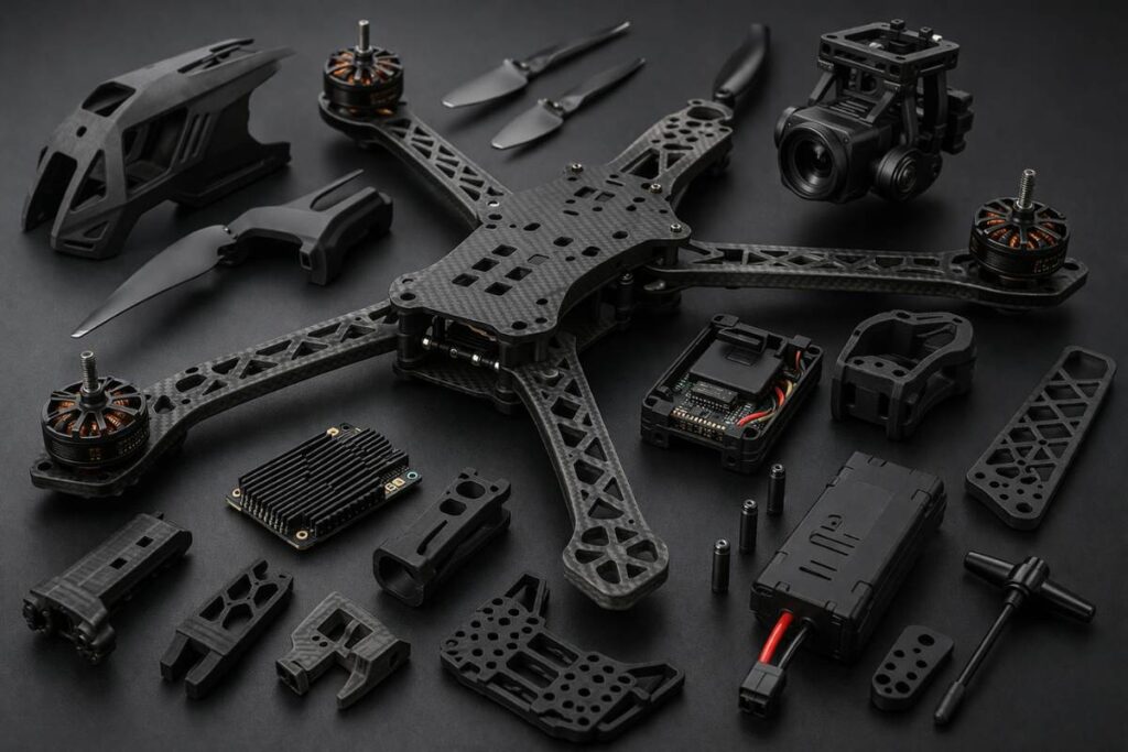 Componentes UAV en producción en serie – Additium3D