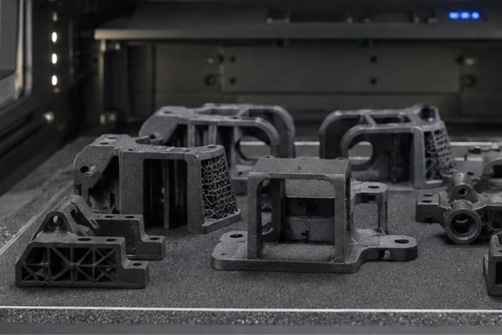 MJF Multi Jet Fusion industrial 3D printing